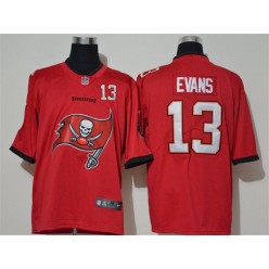 Tampa Bay Buccaneers #13 Mike Evans Red Team Big Logo Number Vapor Untouchable Limited Men Jersey