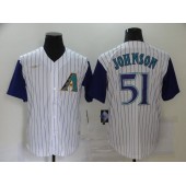 MLB Arizona Diamondbacks #51 Randy Johnson White Nike 2020 Cool Base Jersey