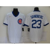 MLB Chicago Cubs #23 Ryne Sandberg White Nike Cool Base Jersey