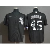 MLB Chicago White Sox #45 Michael Jordan Black 2020 Nike Cool Base Fashion Jersey