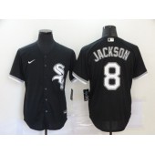 MLB Chicago White Sox #8 Bo Jackson Black 2020 Nike Cool Base Jersey