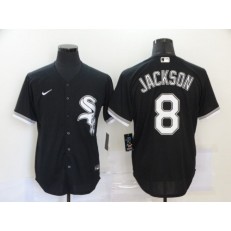 MLB Chicago White Sox #8 Bo Jackson Black 2020 Nike Cool Base Jersey