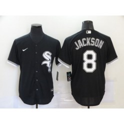 MLB Chicago White Sox #8 Bo Jackson Black 2020 Nike Cool Base Jersey