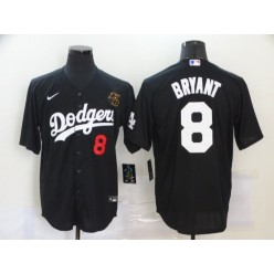 MLB Los Angeles Dodgers #8 Kobe Bryant Black 2020 Nike KB Cool Base Jersey