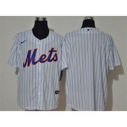 MLB New York Mets Blank White Nike 2020 Cool Base Jersey
