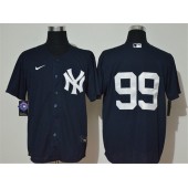 MLB New York Yankees #99 Aaron Judge Navy 2020 Nike Cool Base Replica Jersey