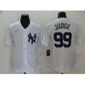MLB New York Yankees #99 Aaron Judge White Nike Cool Base Jersey