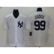 MLB New York Yankees #99 Aaron Judge White Nike Cool Base Jersey