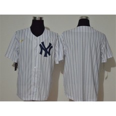 MLB New York Yankees Blank White Nike Cool Base Jersey