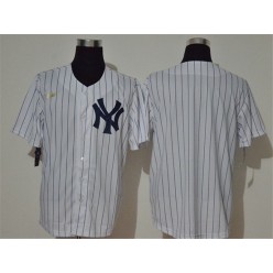 MLB New York Yankees Blank White Nike Cool Base Jersey