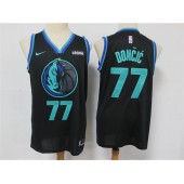 Dallas Mavericks #77 Luka Doncic Black 2019 City Edition Nike Swingman Jersey