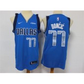 Dallas Mavericks #77 Luka Doncic Blue Nike Swingman Jersey