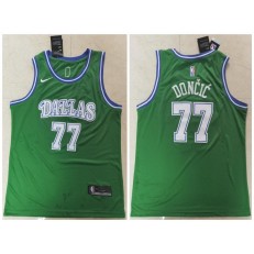 Dallas Mavericks #77 Luka Doncic Green Nike Swingman Jersey