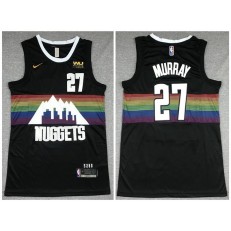 Denver Nuggets #27 Jamal Murray Black City Edition Nike Swingman Jersey