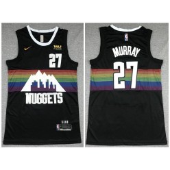 Denver Nuggets #27 Jamal Murray Black City Edition Nike Swingman Jersey