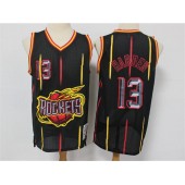 Houston Rockets #13 James Harden Black Hardwood Classics Jersey