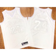 Los Angeles Lakers #24 Kobe Bryant White Nike AF 100 Commemorative Swingman Jersey