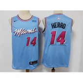 Miami Heat #14 Tyler Herro Light Blue Nike 2020 City Edition Swingman Jersey