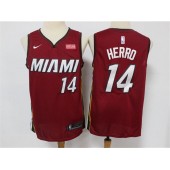 Miami Heat #14 Tyler Herro Red Nike Swingman Jersey