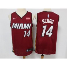Miami Heat #14 Tyler Herro Red Nike Swingman Jersey