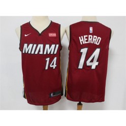 Miami Heat #14 Tyler Herro Red Nike Swingman Jersey