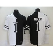 Arizona Cardinals #1 Kyler Murray Black And White Split Vapor Untouchable Limited Jersey