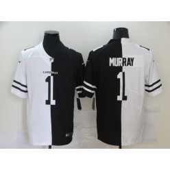 Arizona Cardinals #1 Kyler Murray Black And White Split Vapor Untouchable Limited Jersey
