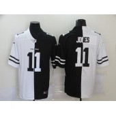 Atlanta Falcons #11 Julio Jones Black And White Split Vapor Untouchable Limited Jersey
