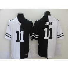 Atlanta Falcons #11 Julio Jones Black And White Split Vapor Untouchable Limited Jersey