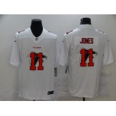 Atlanta Falcons #11 Julio Jones White Shadow Logo Limited Jersey