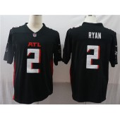 Atlanta Falcons #2 Matt Ryan Black New Vapor Untouchable Limited Jersey