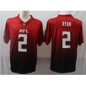 Atlanta Falcons #2 Matt Ryan Red New Vapor Untouchable Limited Jersey