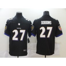 Baltimore Ravens #27 J.K. Dobbins Black Vapor Untouchable Limited Jersey