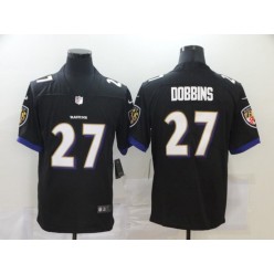 Baltimore Ravens #27 J.K. Dobbins Black Vapor Untouchable Limited Jersey