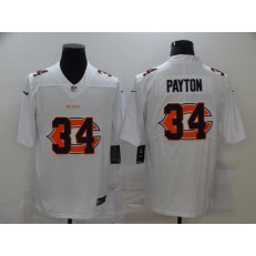 Chicago Bears #34 Walter Payton White Shadow Logo Limited Jersey