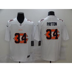 Chicago Bears #34 Walter Payton White Shadow Logo Limited Jersey