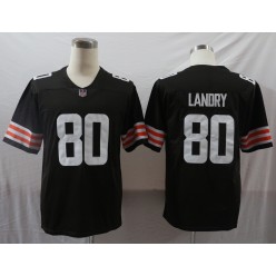 Cleveland Browns #80 Jarvis Landry Brown 2020 New Vapor Untouchable Limited Jersey