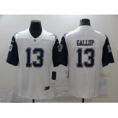 Dallas Cowboys #13 Michael Gallup White Color Rush Limited Jersey