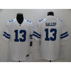 Dallas Cowboys #13 Michael Gallup White Vapor Untouchable Limited Jersey