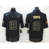 Dallas Cowboys #19 Amari Cooper Black 2020 Salute To Service Limited Jersey