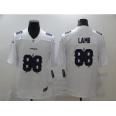 Dallas Cowboys #88 Ceedee Lamb White Shadow Logo Limited Jersey