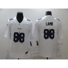 Dallas Cowboys #88 Ceedee Lamb White Shadow Logo Limited Jersey
