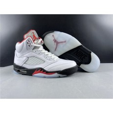 AIR JORDAN 5 RETRO FIRE RED SILVER TONGUE DA1911-102