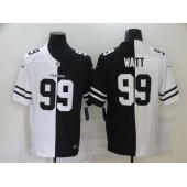 Houston Texans #99 J.J. Watt Black And White Split Vapor Untouchable Limited Jersey