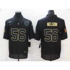 Indianapolis Colts #56 Quenton Nelson Black 2020 Salute To Service Limited Jersey