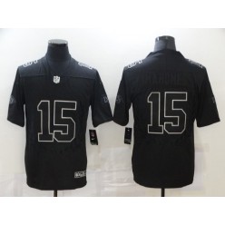 Kansas City Chiefs #15 Patrick Mahomes Black Commemorative Edition Vapor Untouchable Limited Jersey