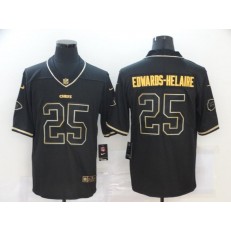 Kansas City Chiefs #25 Clyde Edwards Helaire Black Gold Vapor Untouchable Limited Jersey