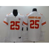 Kansas City Chiefs #25 Clyde Edwards Helaire White Vapor Untouchable Limited Jersey