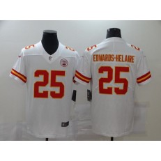 Kansas City Chiefs #25 Clyde Edwards Helaire White Vapor Untouchable Limited Jersey