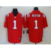 New England Patriots #1 Cam Newton Red Vapor Untouchable Limited Jersey